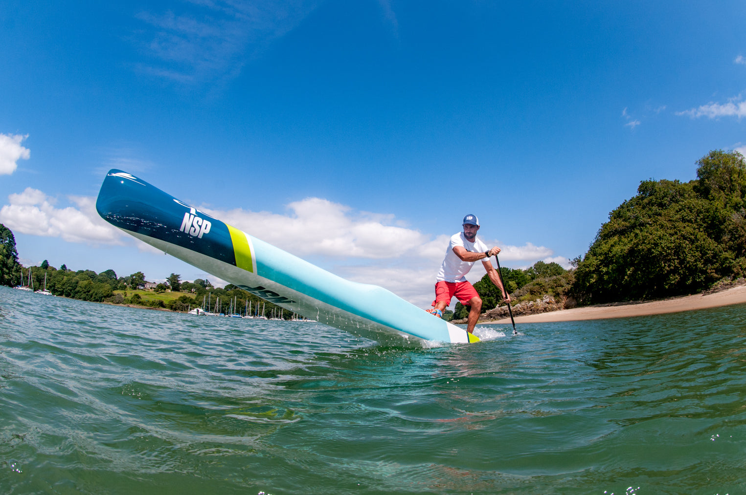 Nsp Tabla Paddle Surf Race Carolina Pro Carbon 14´0´´ Blanco