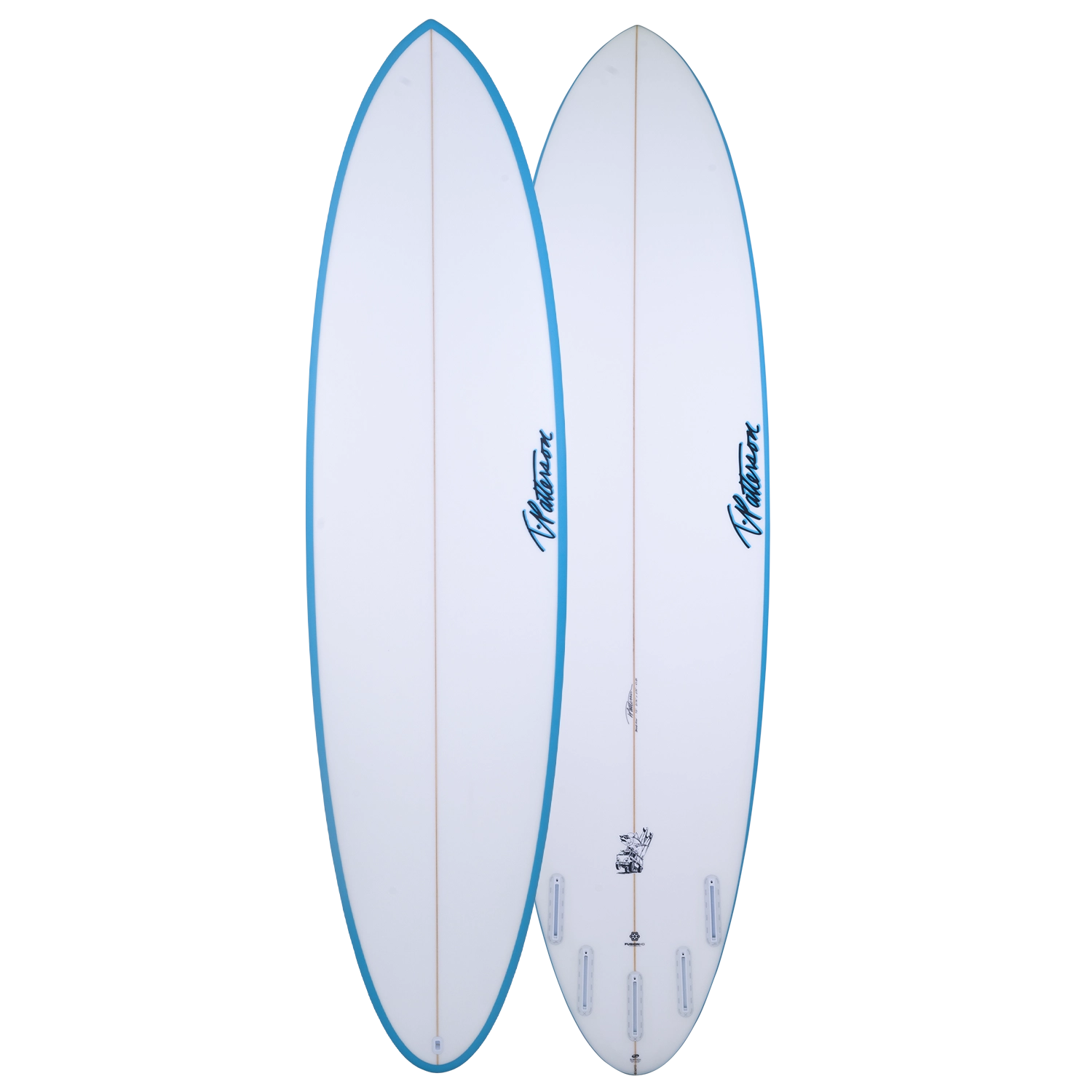 Timmy Patterson サーフボード Timmy Patterson x Surftech - Blue Fin Midlength in Fusion-HD