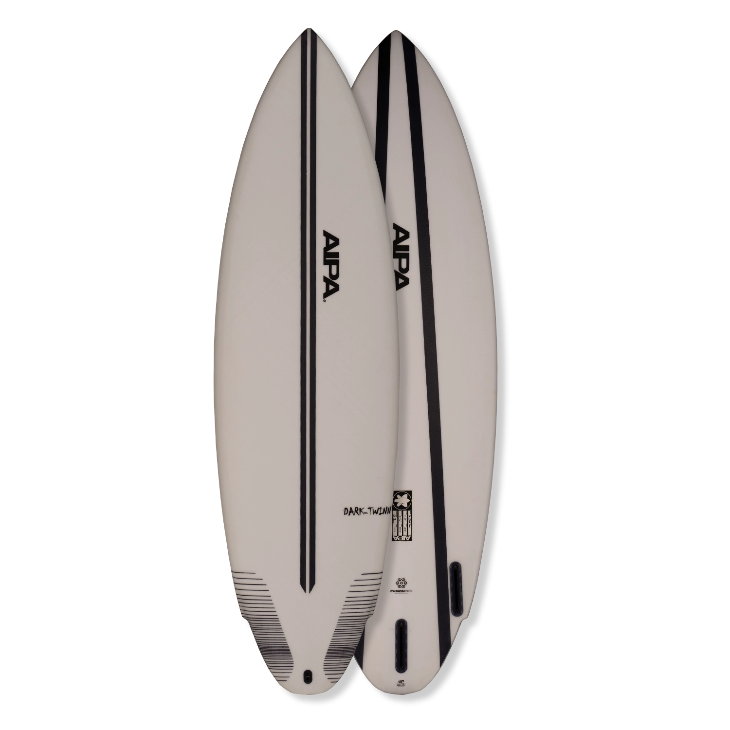 AIPA x Surftech - Dark Twinn Pro Surfboard in Fusion Pro Technology