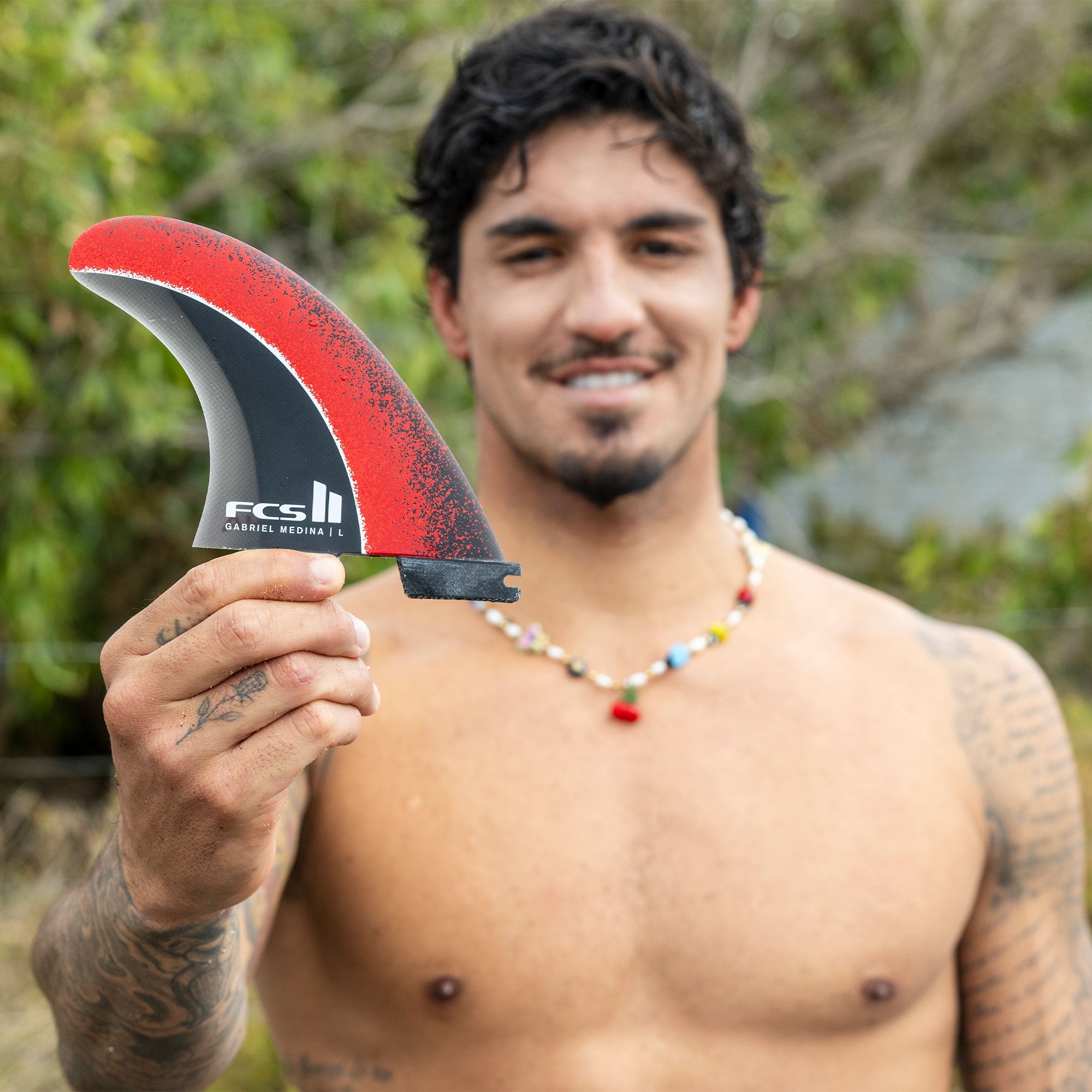 FCS II Gabriel Medina Signature Tri Fin Set Thruster FCS US