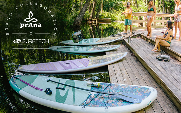 Surftech x prAna Collaboration gets SUP Connect's "Grade A" Award