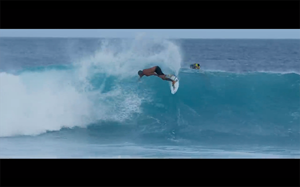 Filipe Toldedo Surfing the Maldives on his Modern 2
