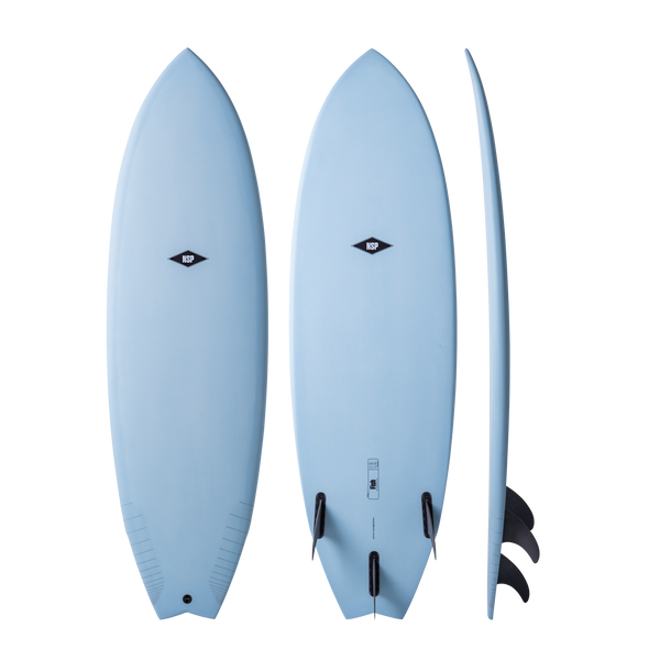 Blue fish surfboard on sale