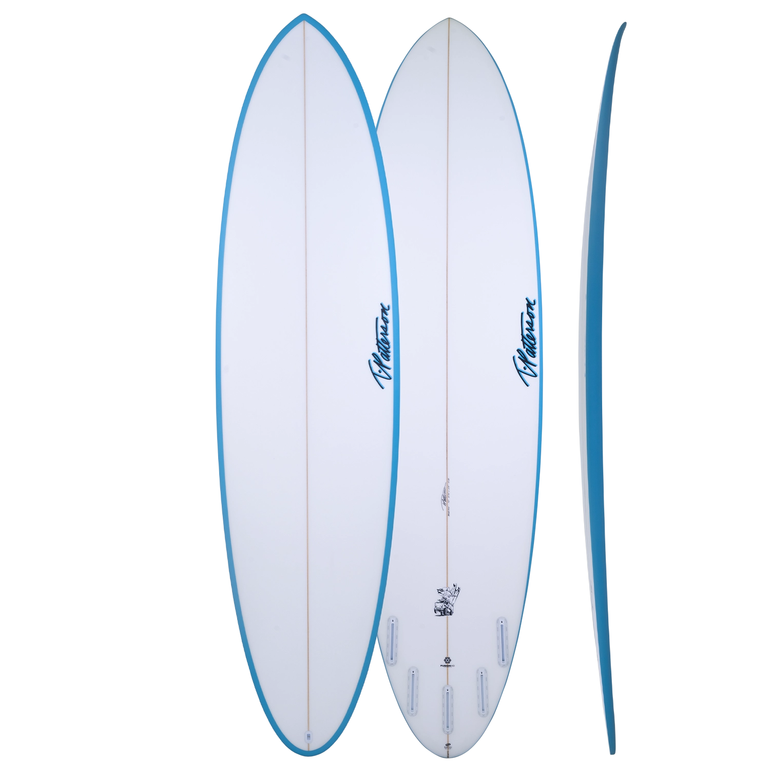Timmy Patterson x Surftech - Blue Fin Midlength in Fusion-HD Surfboard