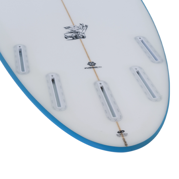 Timmy Patterson X Surftech Blue Fin Midlength In Fusion HD Surfboard timmy-patterson-x-surftech-blue-fin-midlength-in-fusion-hd-surfboard