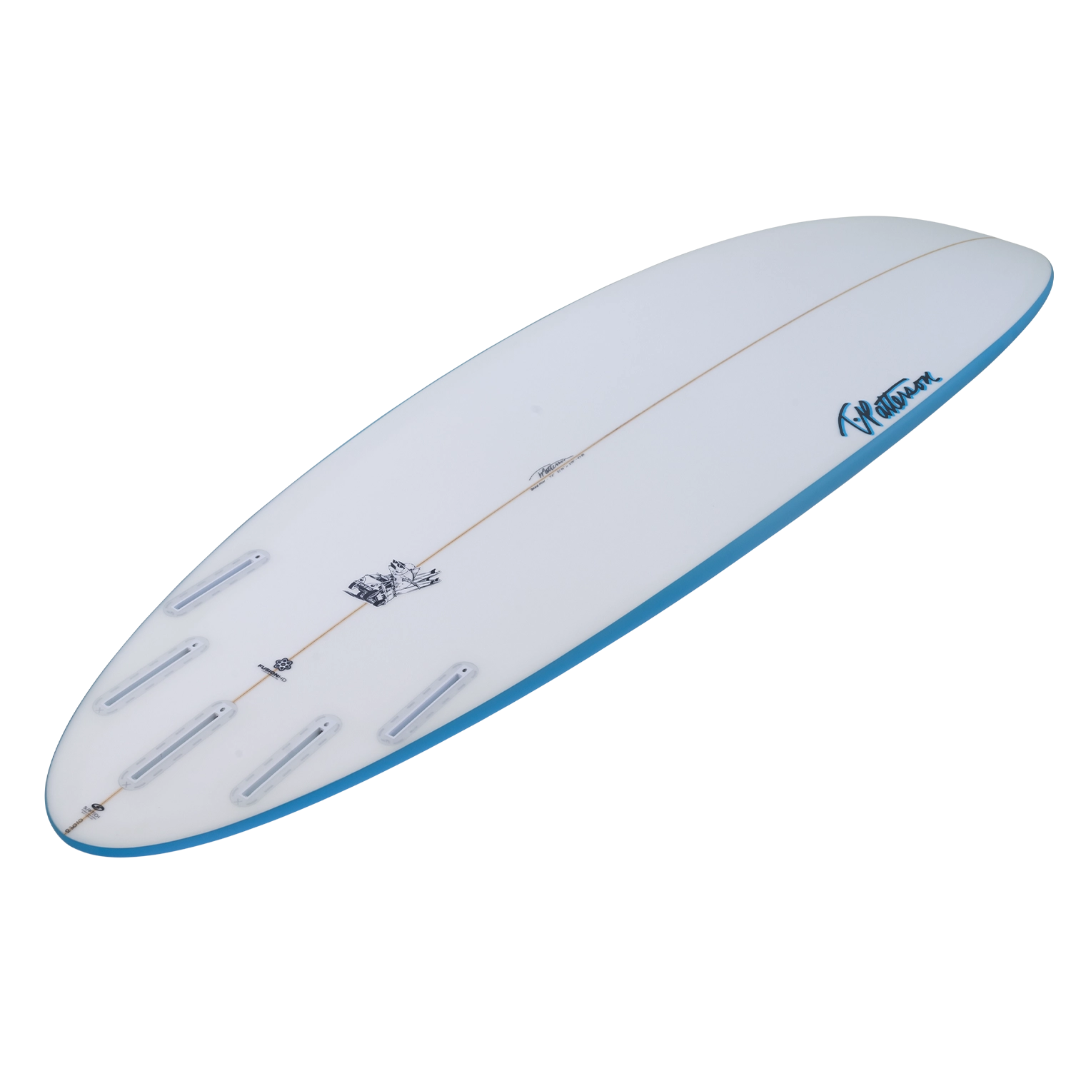 Timmy Patterson X Surftech Blue Fin Midlength In Fusion HD Surfboard timmy-patterson-x-surftech-blue-fin-midlength-in-fusion-hd-surfboard