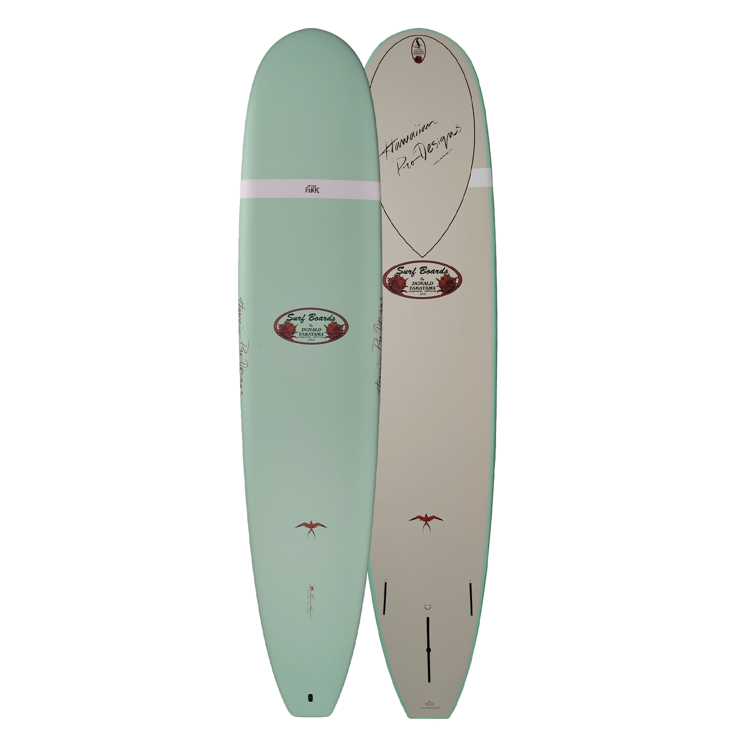 サーフィン・ボディボード HPD In The Pink 9'0 SURFTECH Softop Takayama x Surftech - In the Pink - Xtrasoft Softop Surfboard