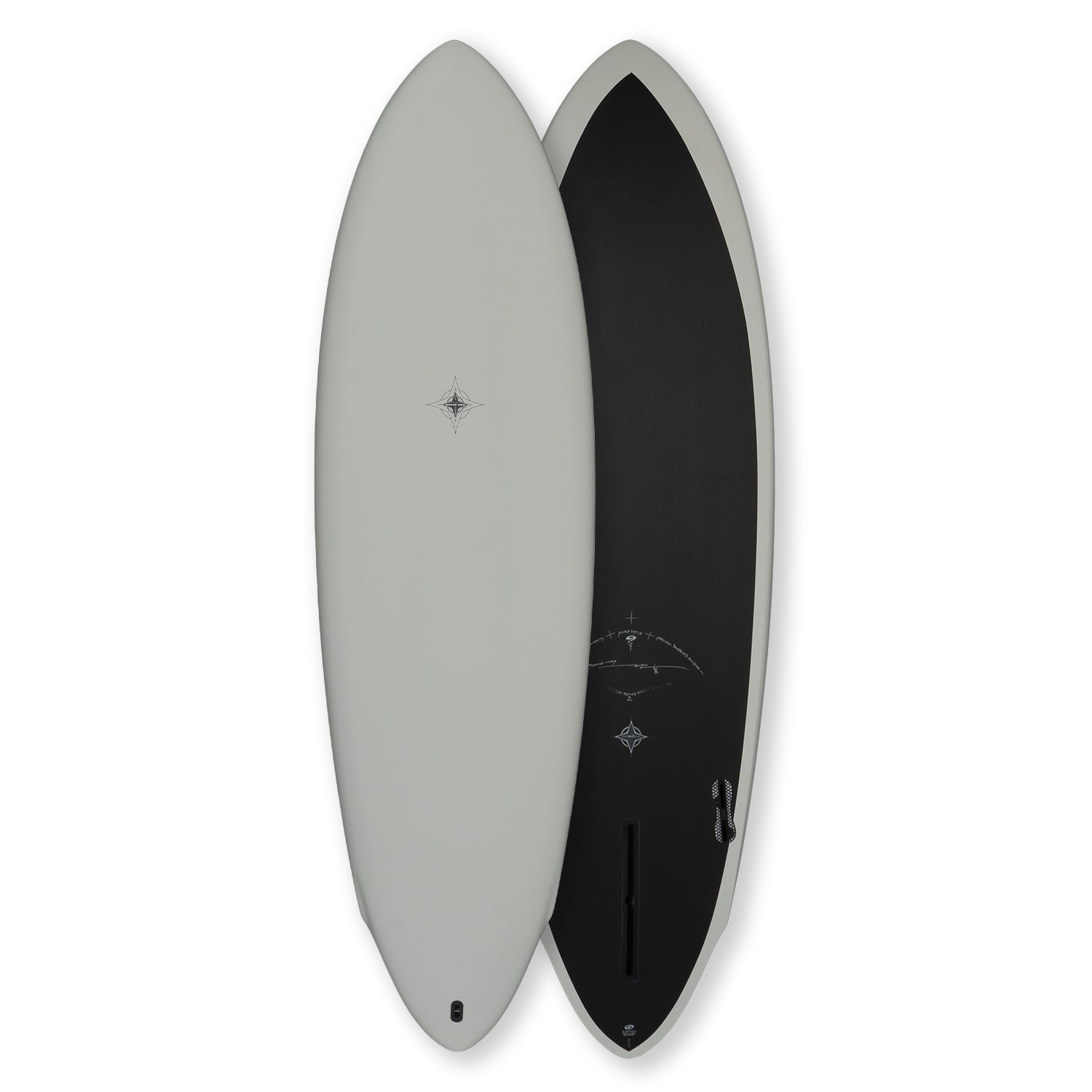 Wayne Rich x Surftech - The Singularity Pin Tail Surfboard in Carbon
