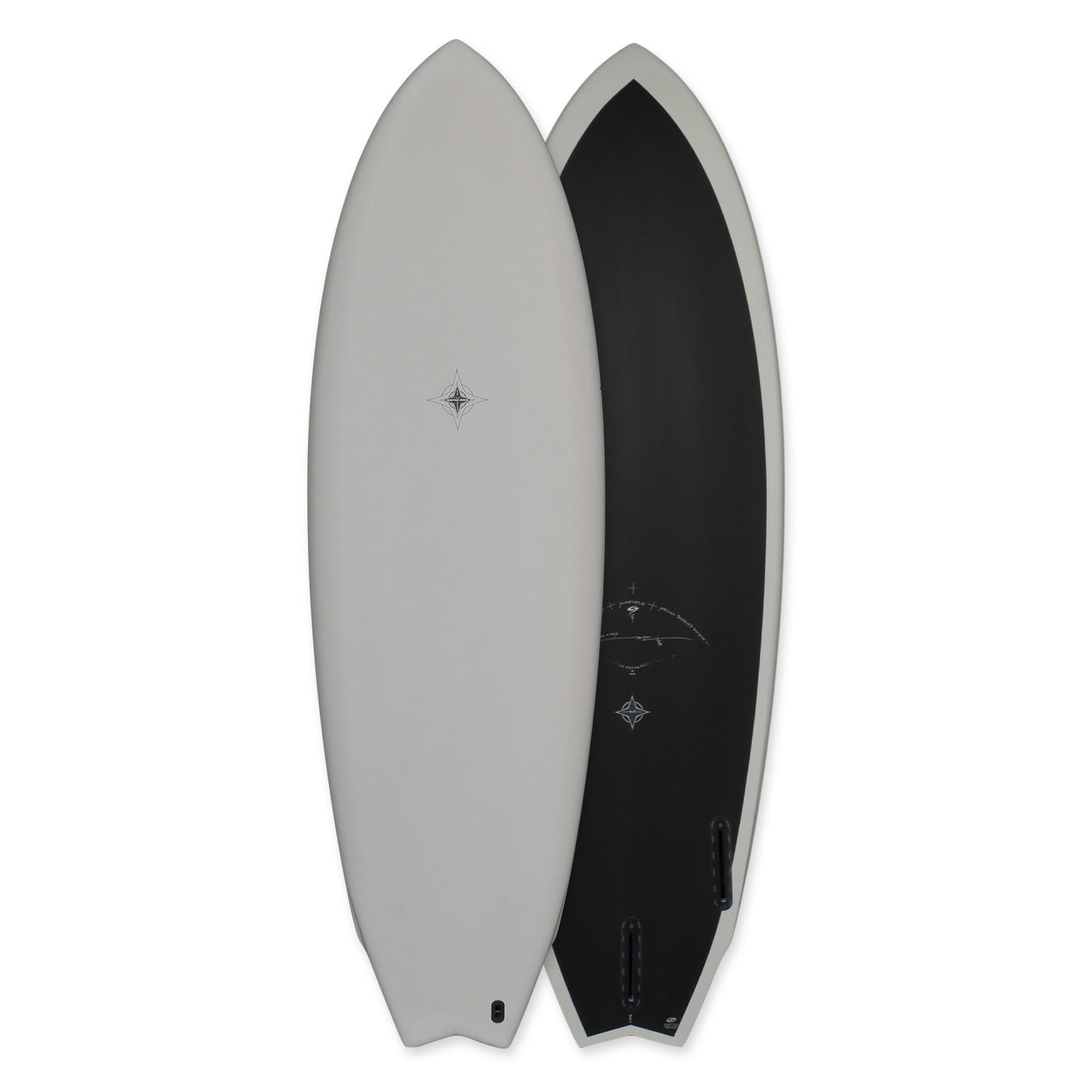 Wayne Rides Surfboard Wayne Rich x Surftech - The Singularity Swallow Tail Surfboard in Carbon