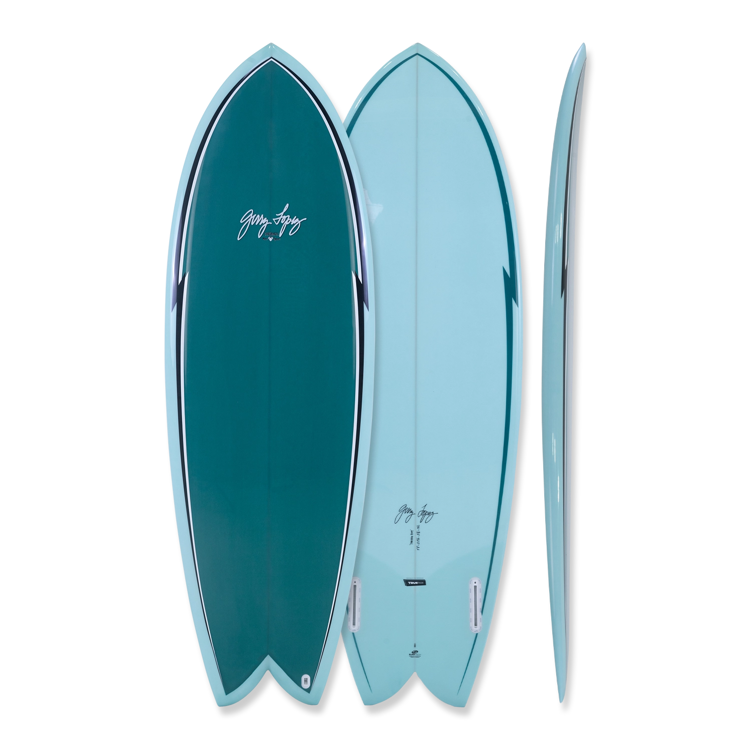 りき美品 io surfboard 5,7ft 30リッター サーフボード Gerry Lopez x Surftech - Something Fishy Twin in True-Ride Technology