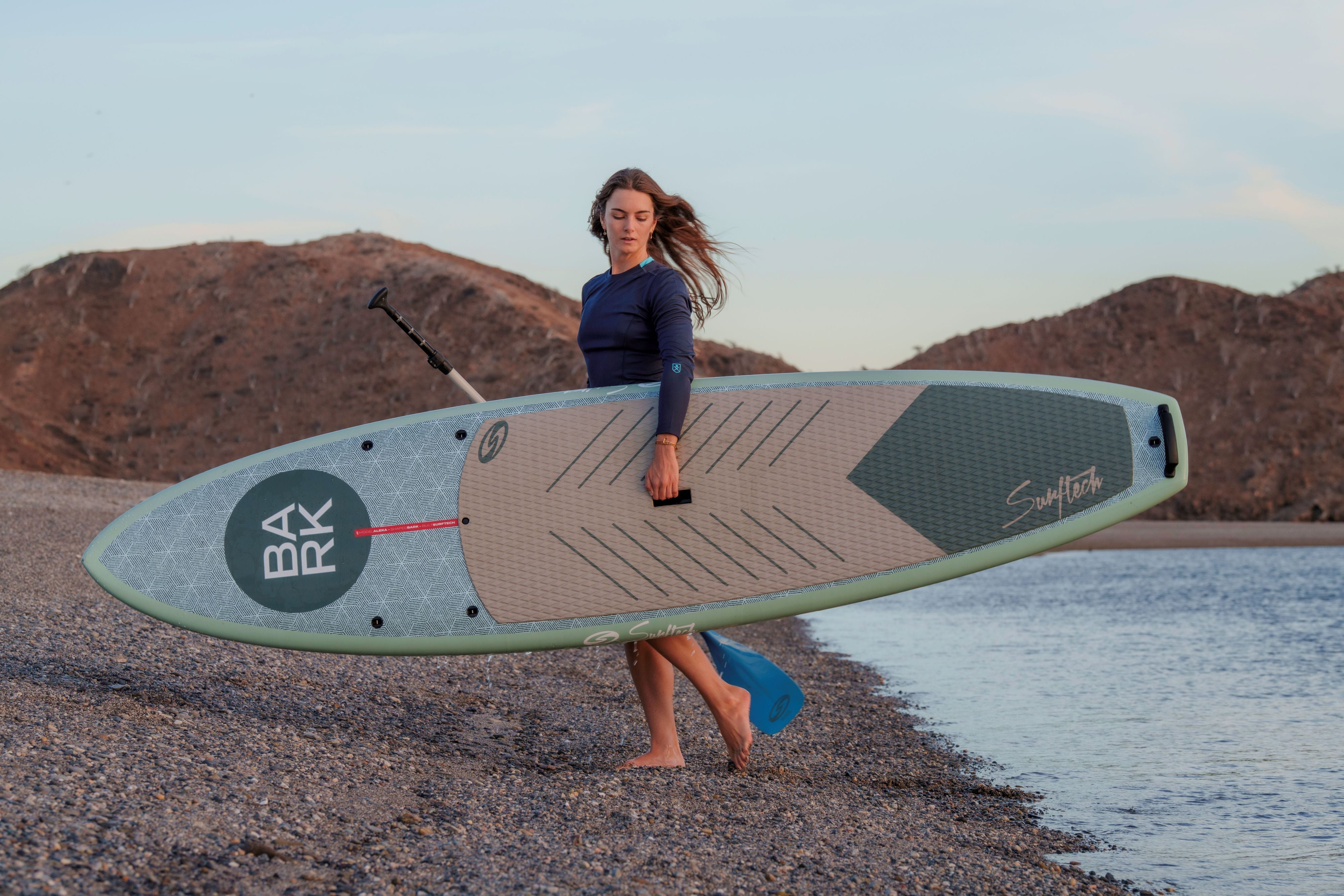 Surftech x Aleka Tuflite V-Tech SUP | Joe Bark All-Around Paddleboard