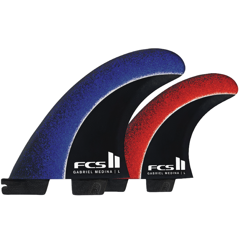 FCS II Gabriel Medina Signature Tri Fin Set Thrusters FCS US