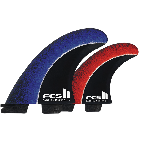 FCS II Gabriel Medina Signature Tri Fin Set Thrusters FCS US