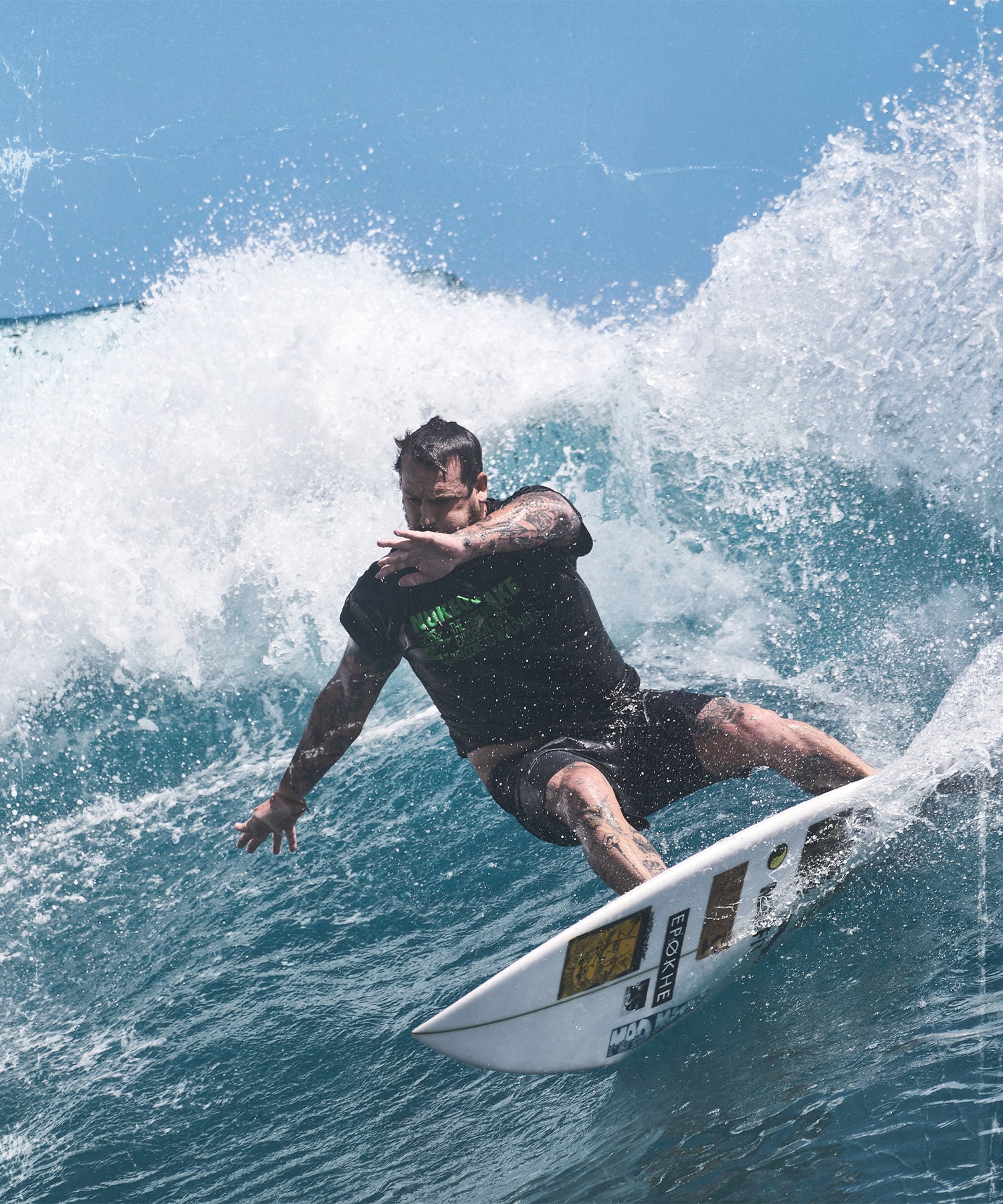 techflex 5フィン レッド/ブラック クレイマルゾ Surftech | Surfboards - SUP - Accessories