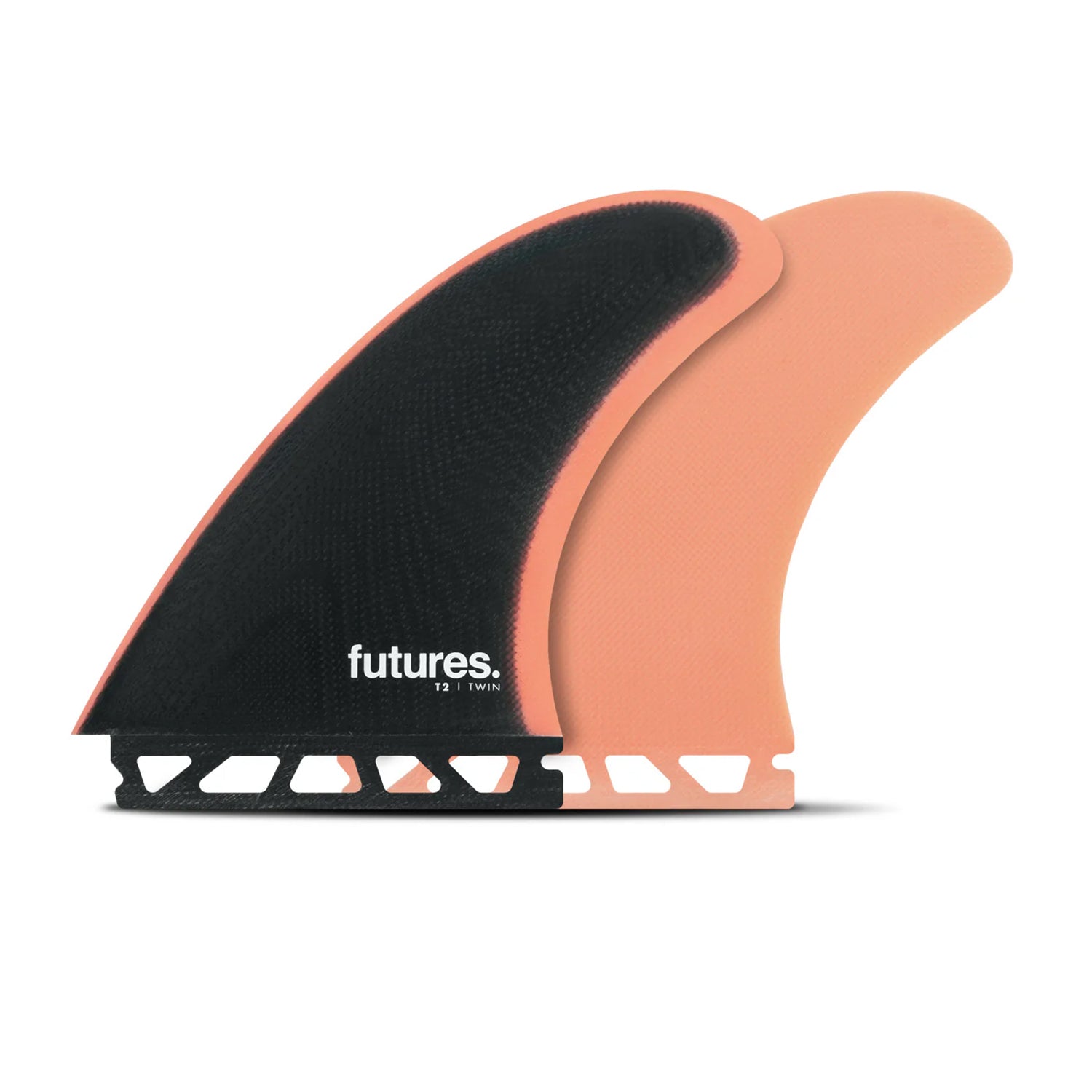 T2 Fiberglass Twin Fins Fins Futures