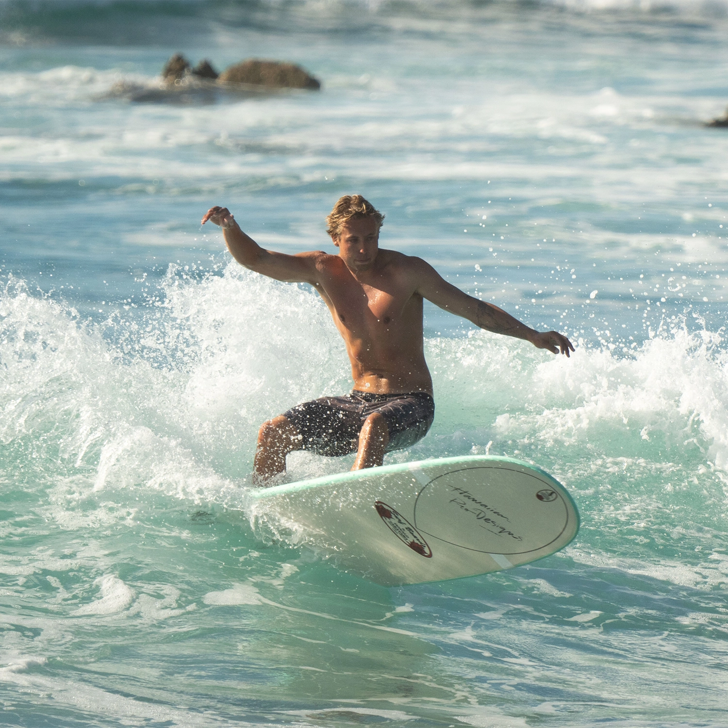サーフィン・ボディボード HPD In The Pink 9'0 SURFTECH Softop Takayama x Surftech - In the Pink Surfboard