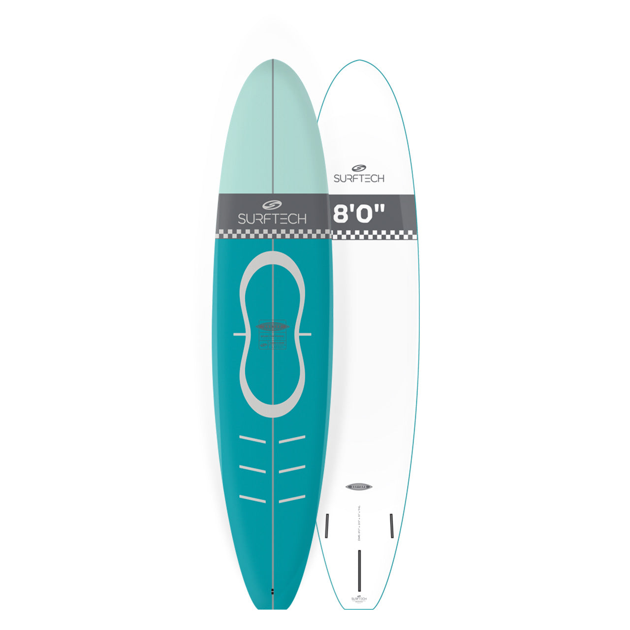 Surftech blacktip surfboard top